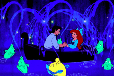 The Little Mermaid kiss the girl Disney