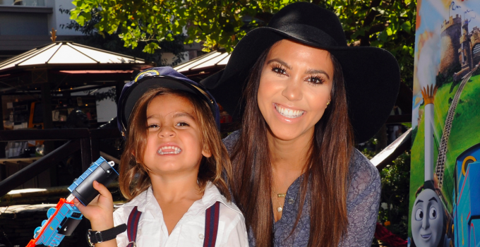 Kourtney Kardashian and son Mason