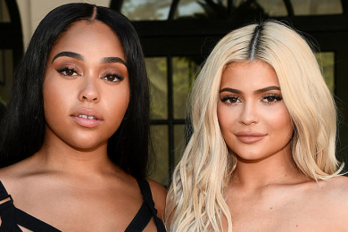 Jordyn Woods and Kylie Jenner