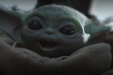 Baby Yoda from The Mandalorian