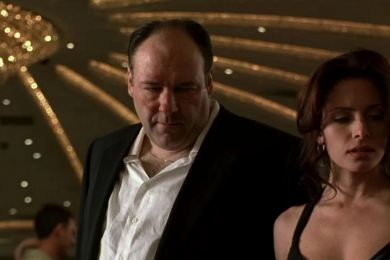 James Gandolfini as Tony from The Sopranos