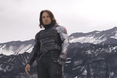 Sebastian Stan as the Winter Soldier in Captain America: Civil War
