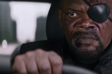 Nick Fury in Captain America: The Winter Soldier