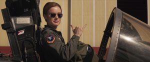Brie Larson as Carol Danvers in Captain Marvel (2019)