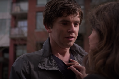 Freddie Highmore and Paige Spara in The Good Doctor (2020)
