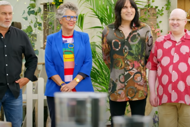 The judges and hosts of The Great British Baking Show