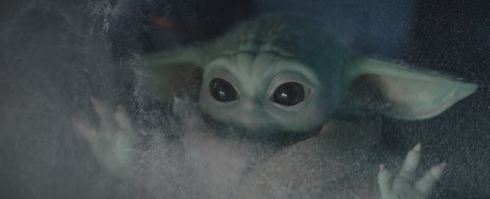 Baby Yoda eyeing eggs in The Mandalorian Chapter 10